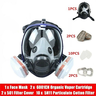 Atemschutz Vollmasken Gasmaske 6800 Staubmaske