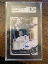 2022 Bowman Chrome Jonatan Clase Mega Box Mojo Auto #BCMA-JC SGC 10 Rookie