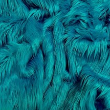 EOVEA Shaggy Faux Fur Fabric by The Yard - 36" X 60" Inch - Long Pile Fur - Fake