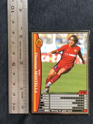 Vincenzo Montella WCCF PANINI soccer card made in Japan sports