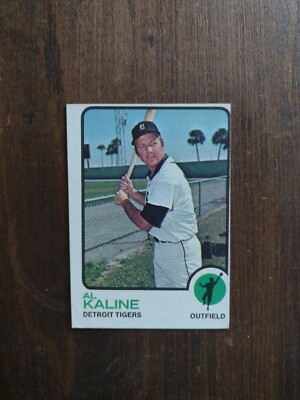 1973 Topps 280 Al Kaline BAND AID VARIATION Detroit Tigers Very