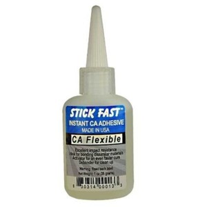 Stick Fast Clear Flexible CA Glue, 1 oz.