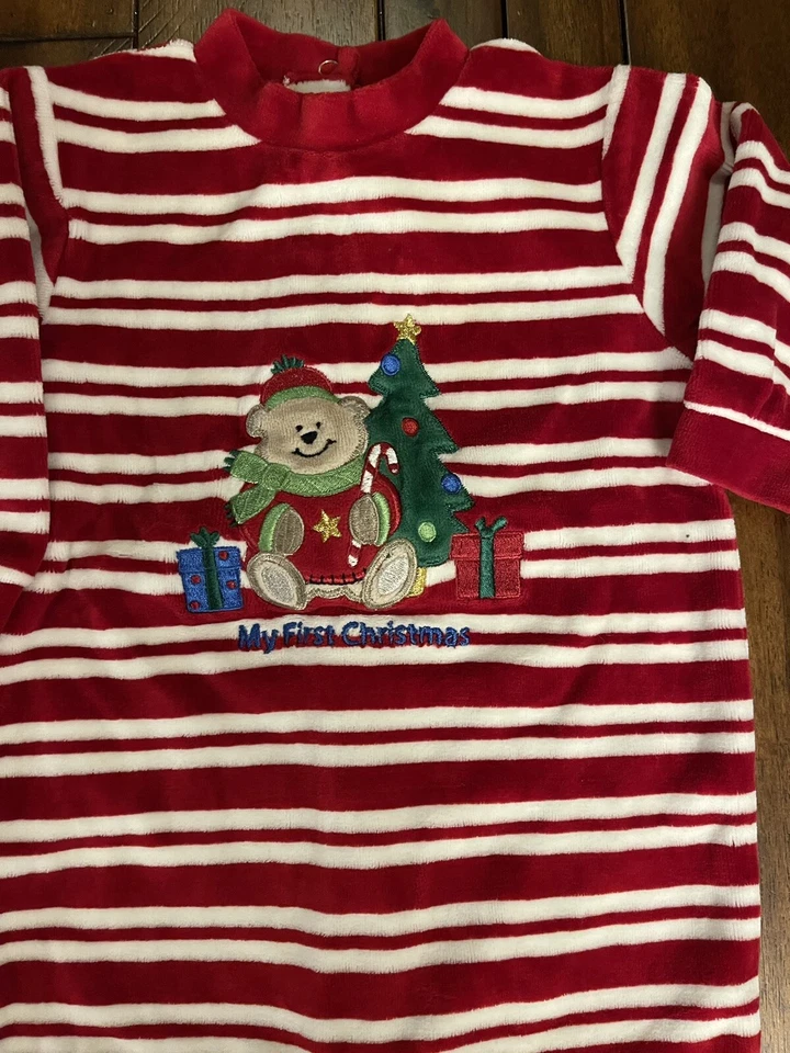 Primeras Impresiones "Mi Primera Navidad" Terciopelo Unisex Bebé Dormitorio 3-6 Meses Foto 2 de 4