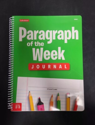 Paragraph of the Week Journal for Grades 2-3 -Lakeshore Learning Homeschool