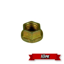 Jet Nut, 1/4"-28 Thread, Type 2, Yellow Dichromate (MS21042-4) {10pk}