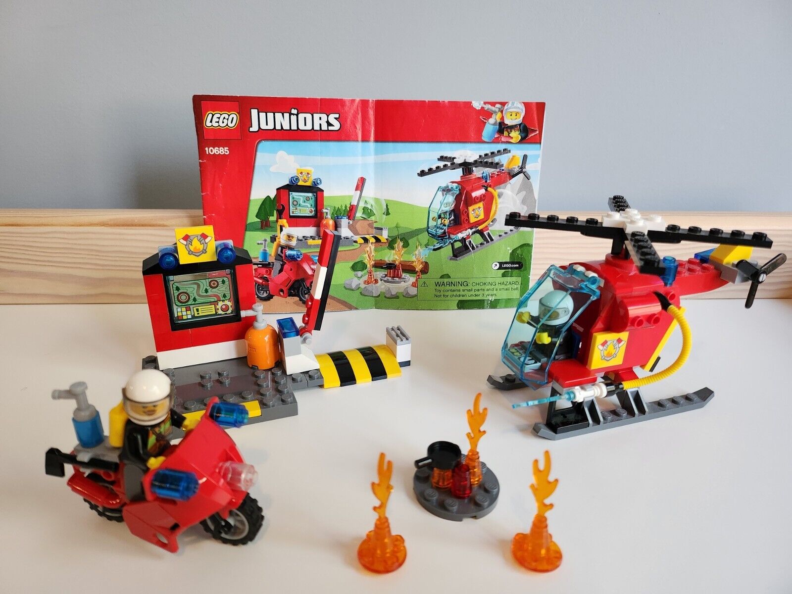 Retired) Lego Juniors: Fire Fighters Suitcase (10685) 100% Complete w/ Manual | eBay