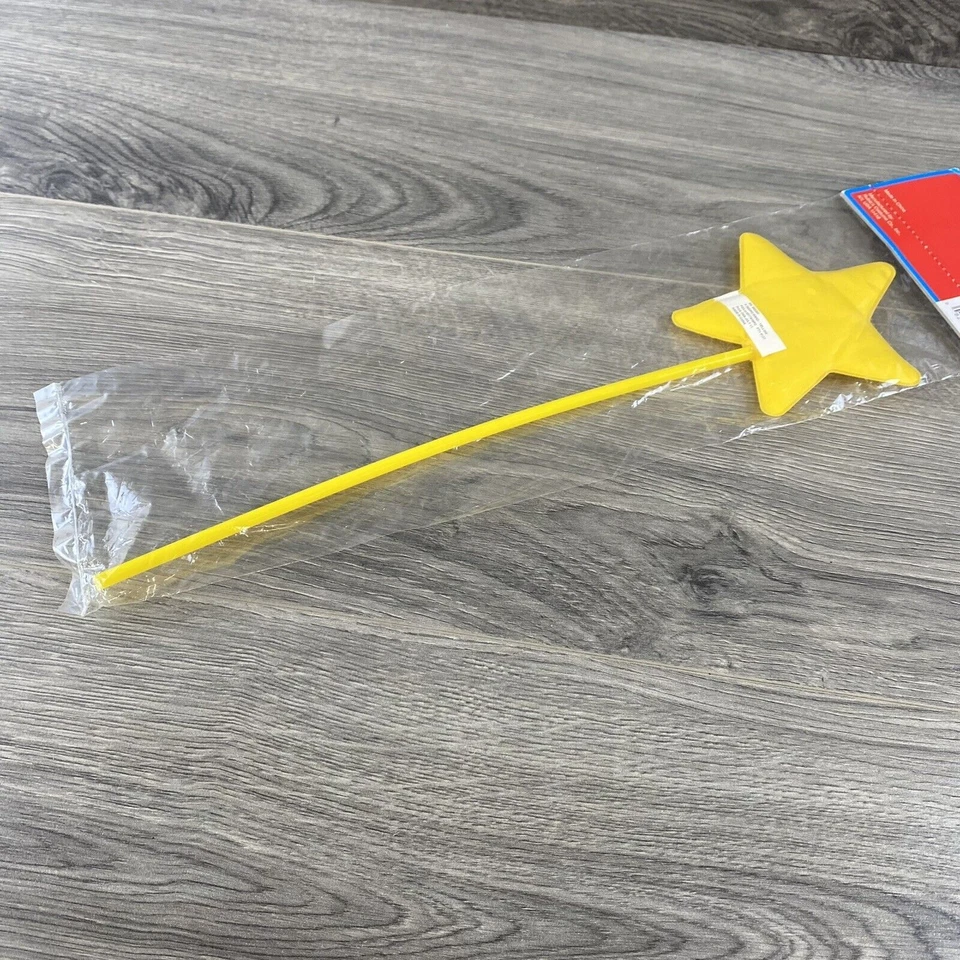 Varita de hadas amarilla Halloween disfraz accesorios cosplay vestir Foto 4 de 4