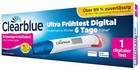 2x Clearblue Schwangerschaftstest  Ultra- Frühtest Digital Ergebnisse 6 Tage
