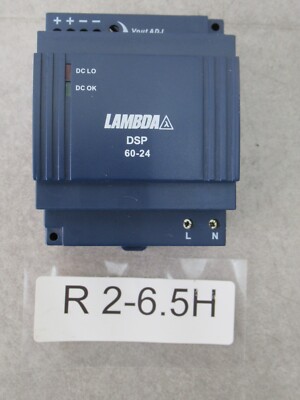 Lambda DSP60-24 Netzteil  Hutschiene In 100-240 VAC 47-63 Hz 1500mA Out 24VDC