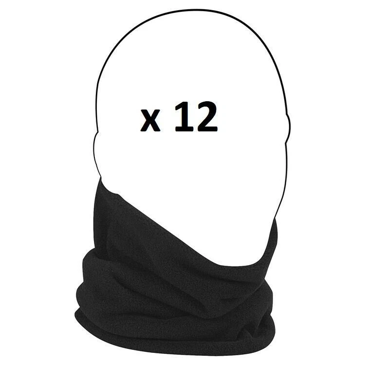 12x Black Fleece Winter Neck Warmer Tube Biker Balaclava Snood Scarf Mask
Opens in a new window or t
