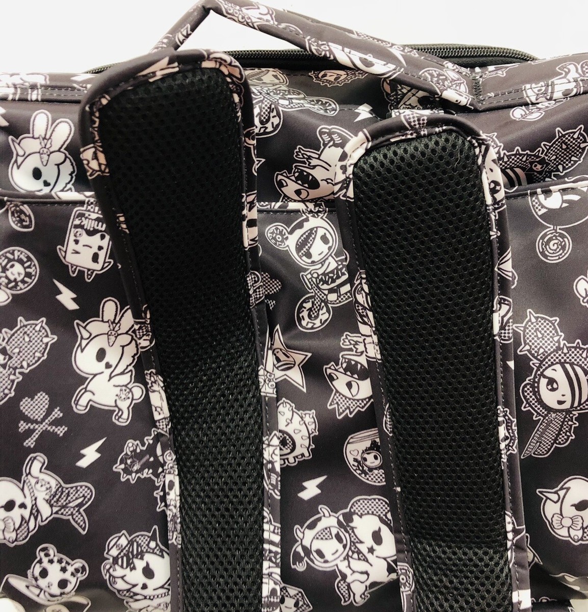 New RARE Tokidoki X JuJuBe Black White Kings Court Diaper Bag