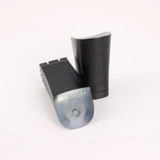 1pair Heel Repair Replacement 1.81"x3.43" High Chunky Heel Black