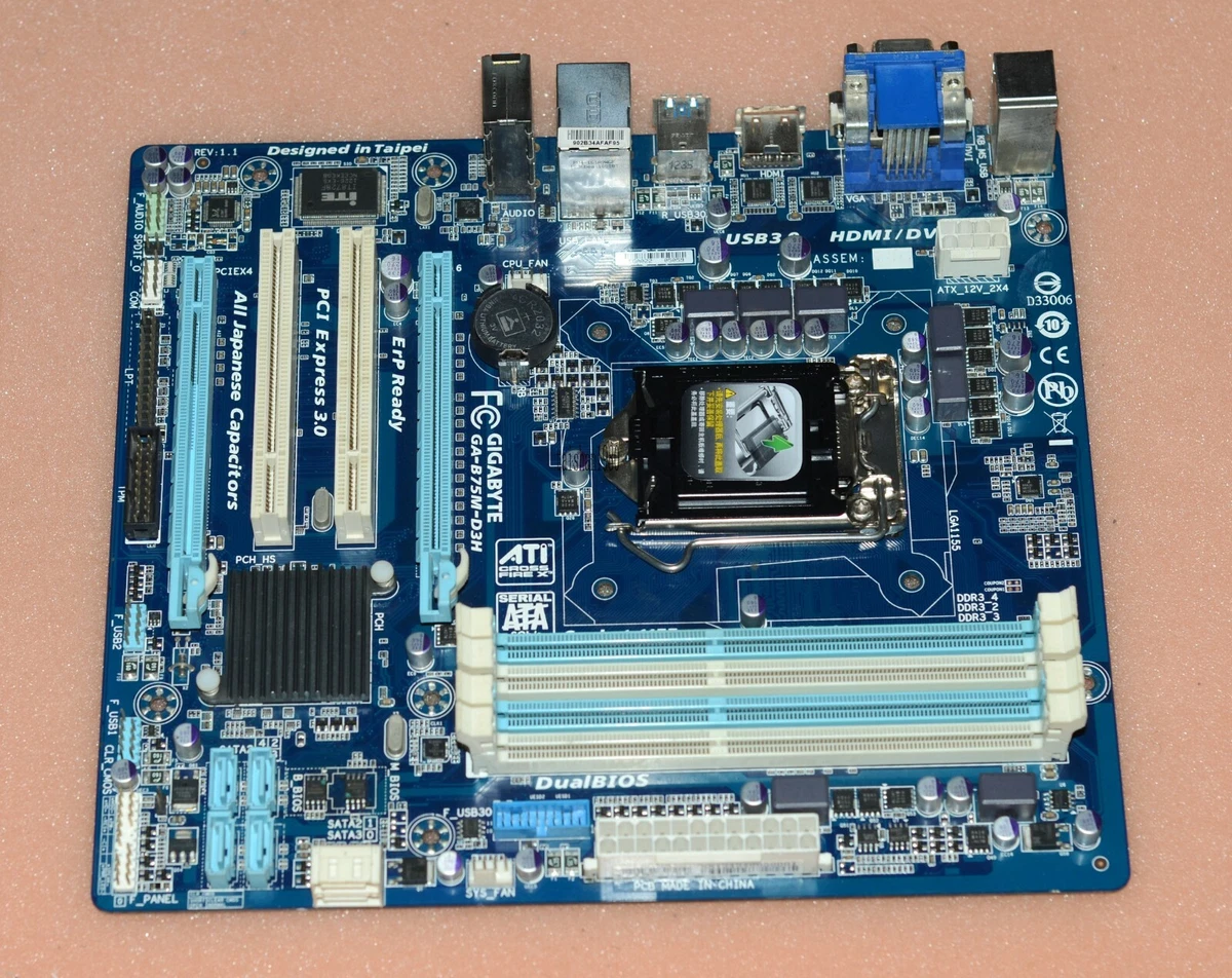 Gigabyte b75 deals d3h