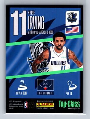 2023-24 NBA Top Class Kyrie Irving Supersonic | eBay