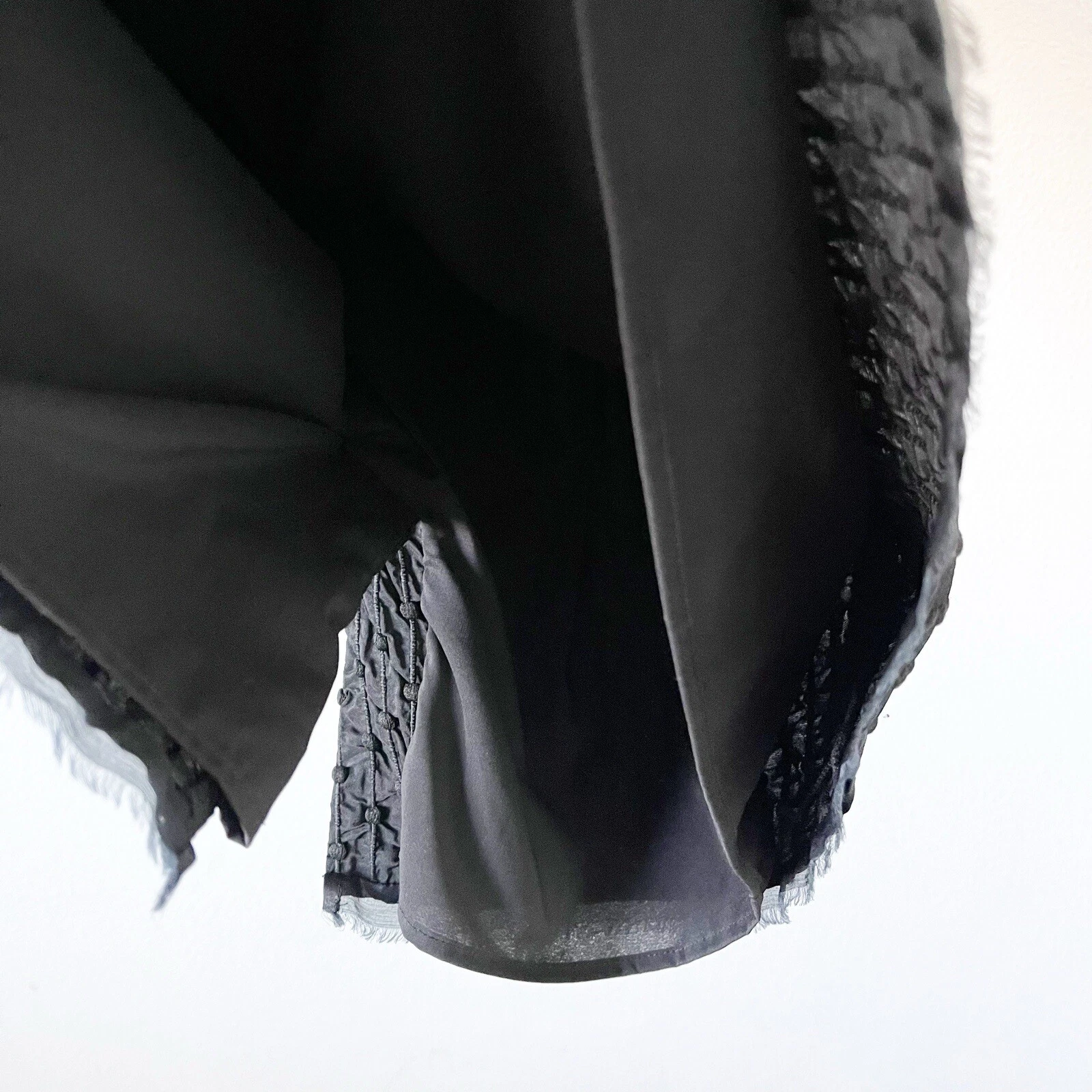 Abito nero Tory Burch collo a equipaggio testurizzato taglia 2