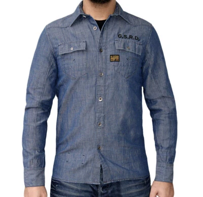 G-Star New Midnight Corner Shirt  Jeans Hemd. Herren Hemd Shirt. Größe: M. NEU - Bild 1 von 2