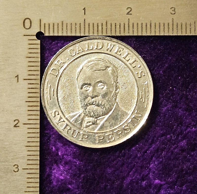 DR. CALDWELL'S SYRUP PEPSIN COIN/TOKEN (Monticello, Illinois) VF