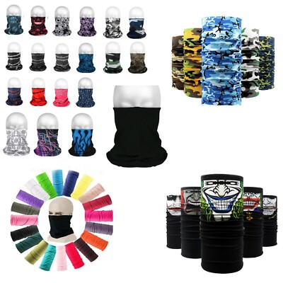 Multifunktionstuch Schlauchschal Halstuch Bandana Biker Tuch über 200 Motive