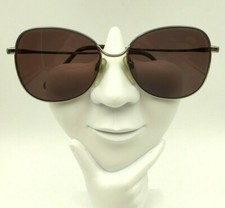 Vintage Charmant 4202 Purple Silver Metal Butterfly Sunglasses FRAMES ONLY