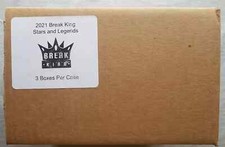 2021 Break King Stars and Legends 3-Box Case - FACTORY SEALED