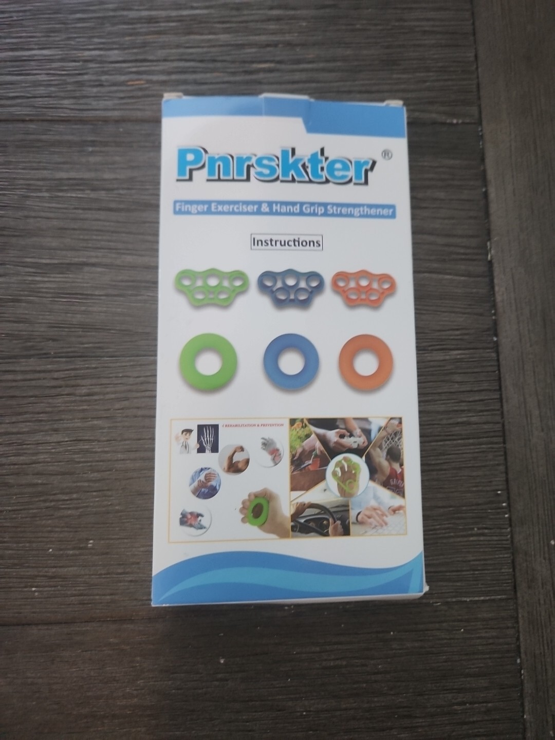 Hand Grip Pnrskter, Finger Exerciser, Strength Trainer (6 Multicolor