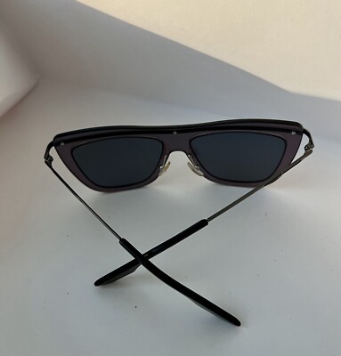 MCQ by Alexander McQueen Gray metallic silver frame sunglasses MCQ by Alexander McQueen Gray metallic silver frame  main image 4