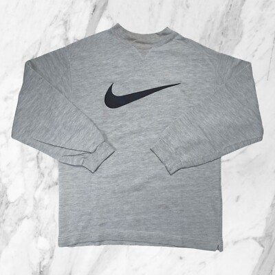 NIKE Vintage Anni 90 Felpa Uomo Grande Logo Ricamato Giacca Tuta