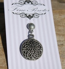 Lead Free Pewter Celtic Knot Pin charm dangle pin lapel pin Made in USA NEW