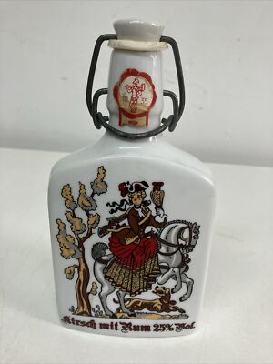 Kirsch Mit Rum Deutsches Erzeugnis Vintage Rare Bottle