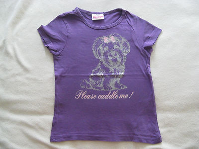 dopodopo  ^^` ღ´T-Shirt ~~ Mädchen Gr.110-116    lila    Sehr GUT `ღ´ 