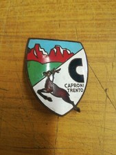 Capriolo Caproni Trento Scudetto Smaltato Originale