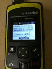 DeLorme inReach SE Satellite Communicator GPS INRCH20 CRACKED READ SELLER'S AD