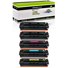 5PK CF400X BCYM Toner Set Fits for HP 201X Color Laserjet Pro MFP M252dw M277dw