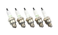 Set 5X ZüNdkerze Beru Isolator M14 260, 2-Takt + 4-Takt Simson Wartburg Trabant