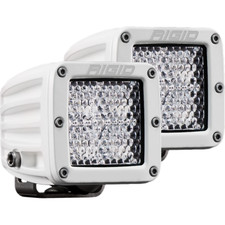Rigid Industries D-series Pro Hybrid-diffused Led - Pair - White 602513