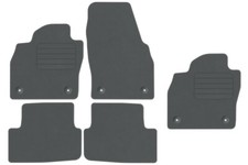 Veloursfußmatten für Audi A1 II GB ab Bj. 2018 Passform Automatten GRAU STD 4+1 
