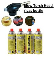 Gas Torch Head Blow Torch Head Auto Ignition Camping Welding BBQ Butane gas bott