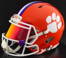 CLEMSON TIGERS NCAA Riddell Speed Full Size REPLICA Football Helmet