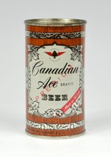 Vintage CANADIAN ACE BEER "Premium" Advertising Coin Bank * Made in USA