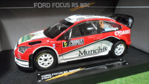 FORD FOCUS RS WRC08 # 9 RALLYE ACROPOLIS 2009 au 1/18 SUNSTAR 3949 voiture Rally