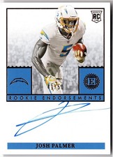 2021 Panini Encased Rookie Endorsements JOSH PALMER RE-JP 41/50 Auto Chargers RC