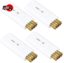 4-Pack Pocket Retractable Golf Club Cleaning Brush Tool - Wire Brush Club Groove