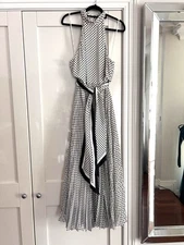 Zimmermann Super Eight Picnic Dress Polka With Scarf Size 3 AU 12-14 / US 8-10