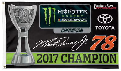 2017 Martin Truex Jr #78 Champion Cup Nascar Racing 3x5 FT Flag Decore Banner