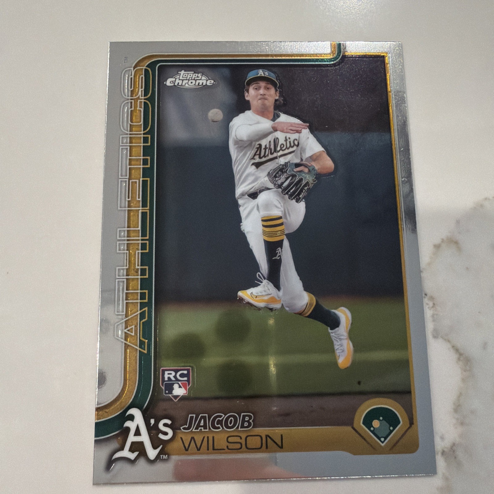 2025 Topps Chrome - Jacob Wilson #96 Refractor (RC)
