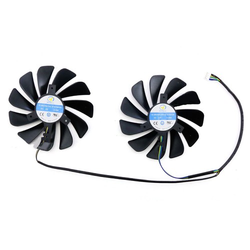 Cooling Fans Replacement Fan for POWERCOLOR RX 5700XT 5700 5600XT Red Dragon - Afbeelding 4 van 4