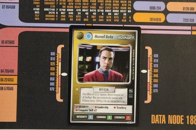 Star Trek CCG - Voyager - Maxwell Burke - 126*R