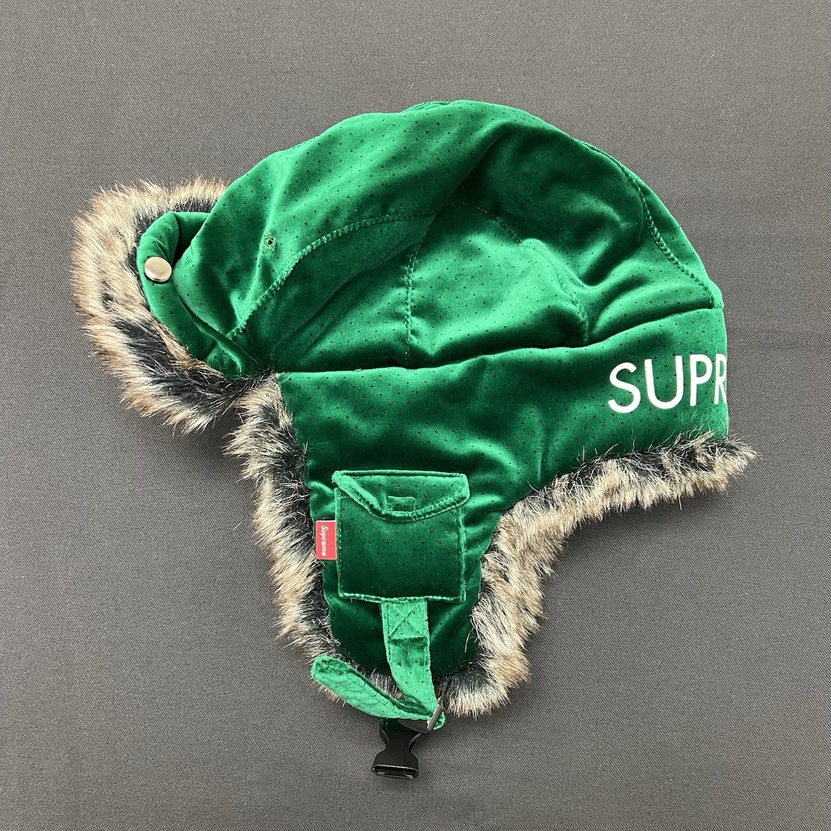 fantopia 帽子　winwin brightwin FW11 Supreme Velvet Polka Dot Trooper Hat Green | eBay