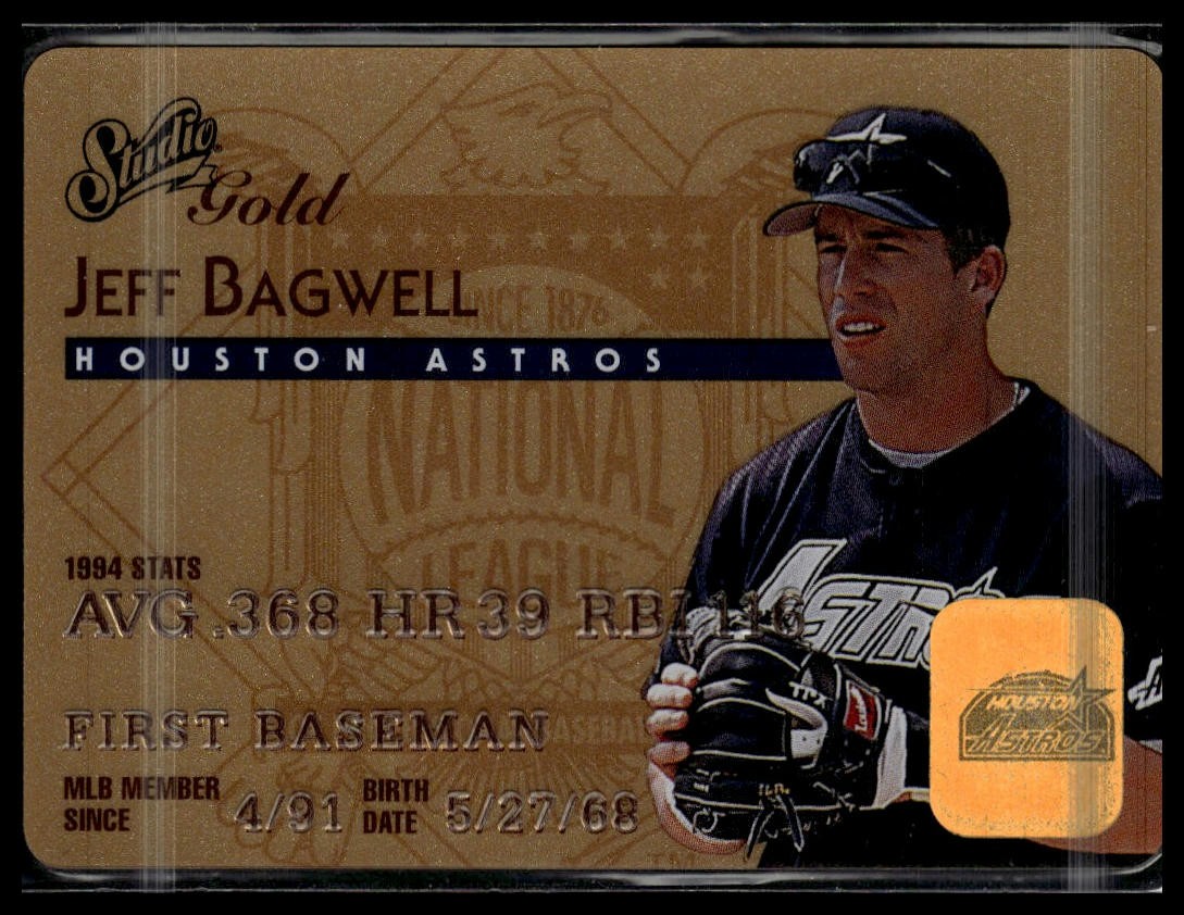 1995 Studio #2 Jeff Bagwell Gold