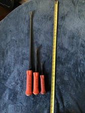 Snap On 3pc Striking Pry Bar Set Used.orange..